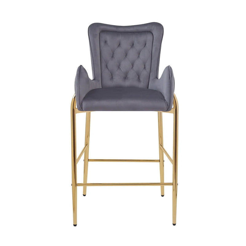 Fabric Counter Height Bar Stools (Set of 2) by HouseOfZazla