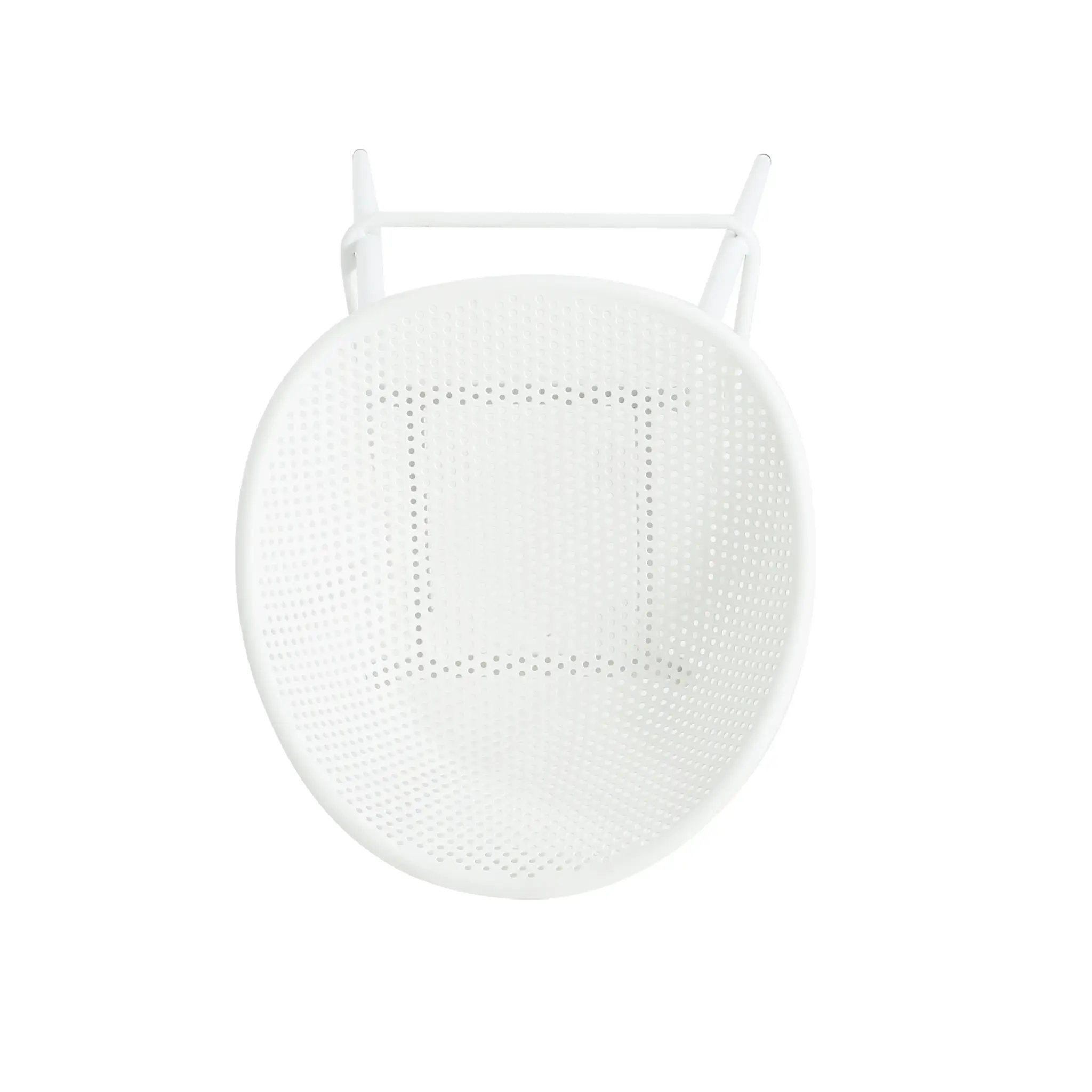 Modern Gable Outdoor Barstool Set of 2 in White by HouseOfZazla