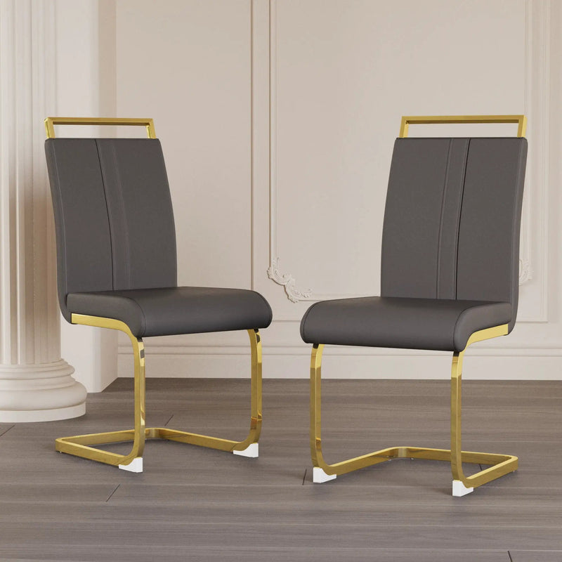Side Dining Room Chair, Padded Seat High Back by HouseOfZazla