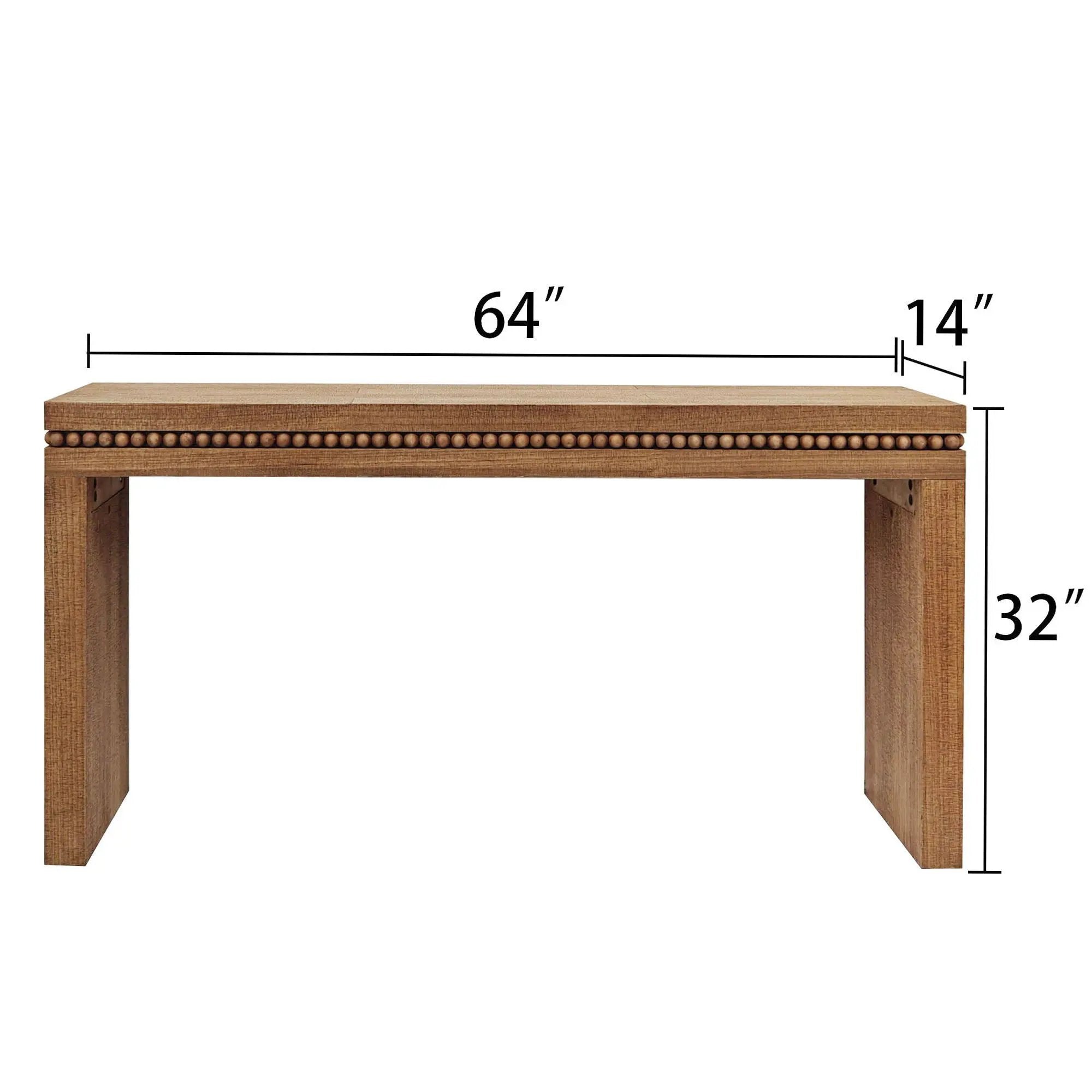 Modern Rustic Wood Table, Rectangular Living Room Center Table With Floating Top Design by HouseOfZazla