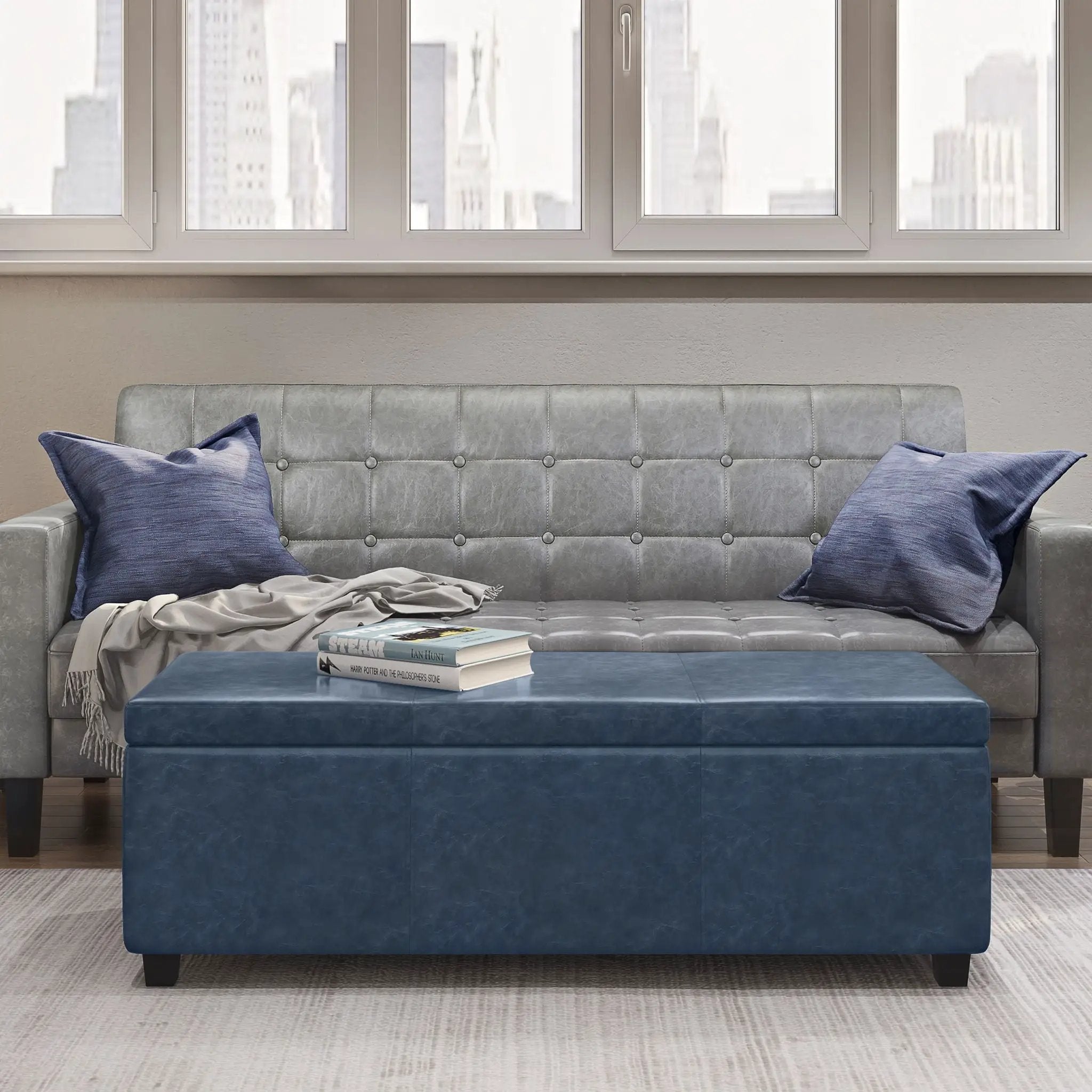 Avalon - Multifunctional Storage Ottoman Bench by Unique Piece Furniture