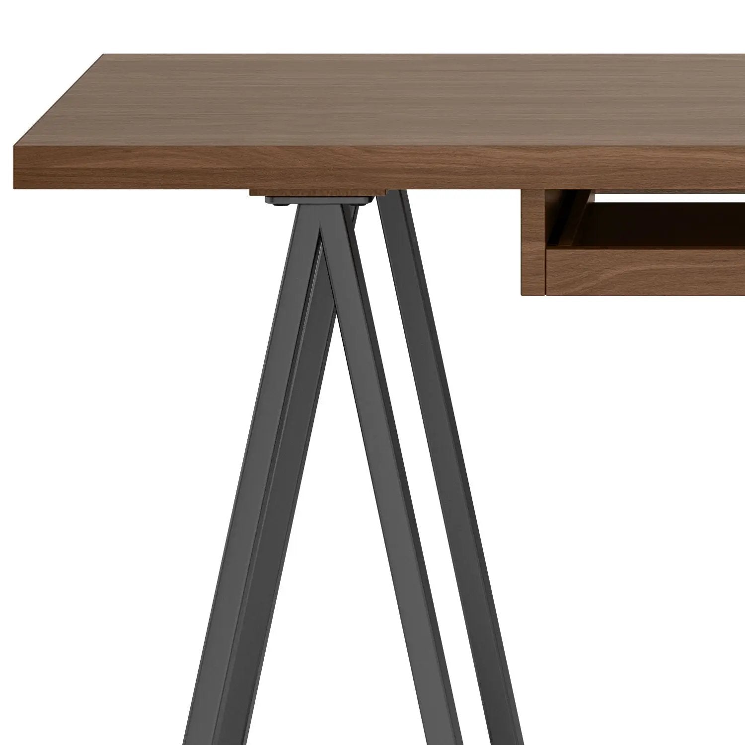 Sawhorse - Handcrafted Solid Desk by Unique Piece Furniture