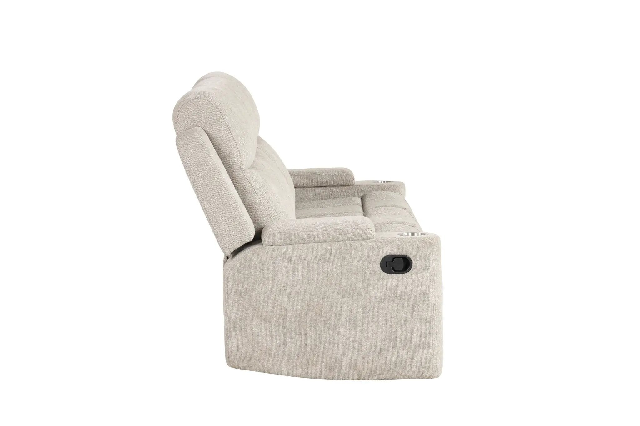 Galya - 3 Piece Living Room Set Sofa Loveseat Chair - Light Gray by HouseOfZazla