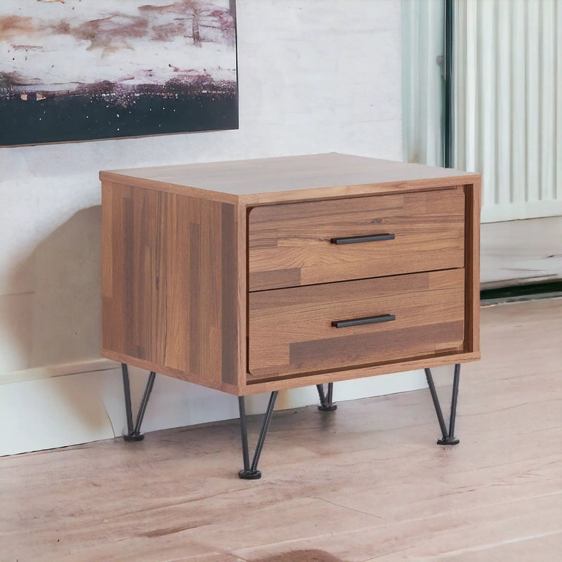 Deoss - Accent Table - Walnut by HouseOfZazla