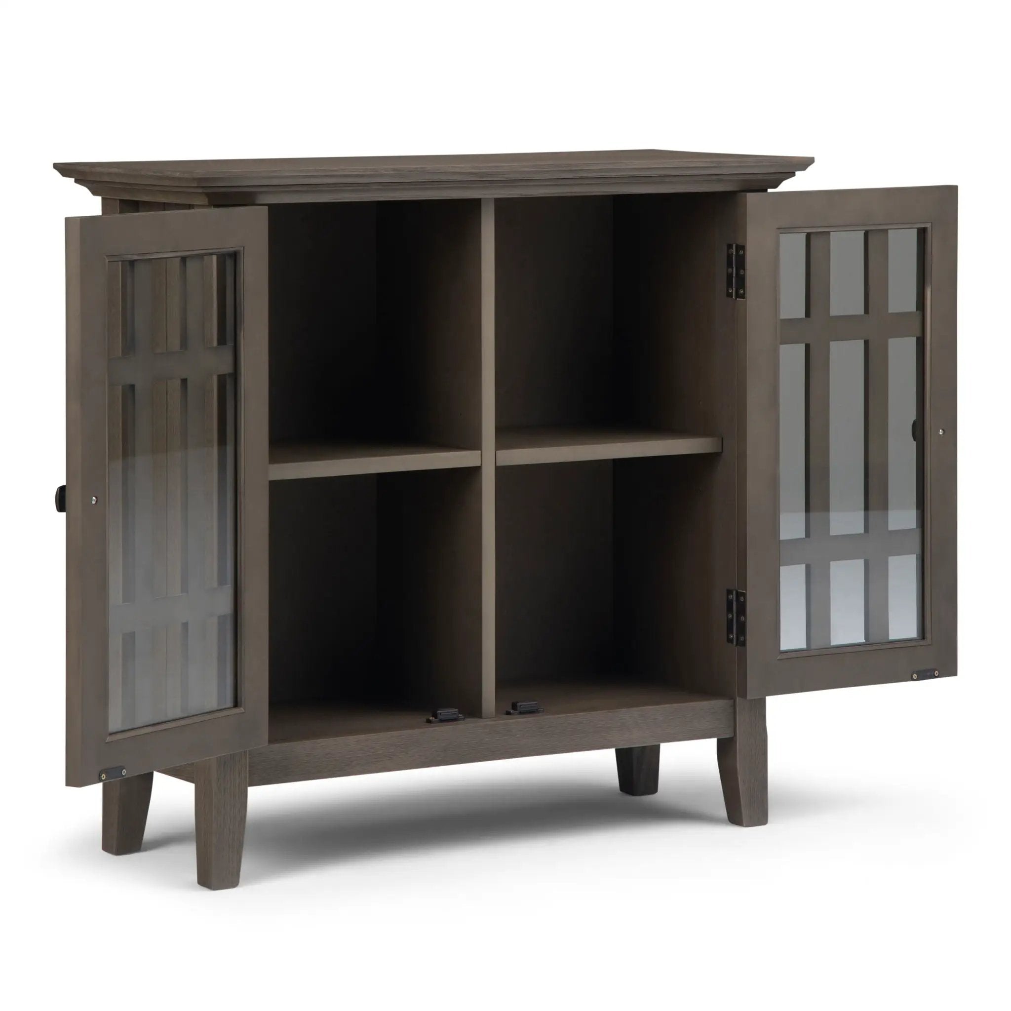 Bedford - Low Storage Media Cabinet - Farmhouse Gray by HouseOfZazla