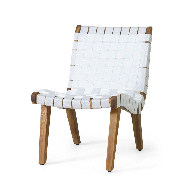 Charlotte Lounge Chair - White by HouseOfZazla