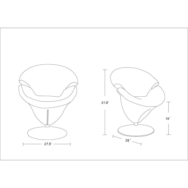Tulip - Swivel Lounge Chair by HouseOfZazla