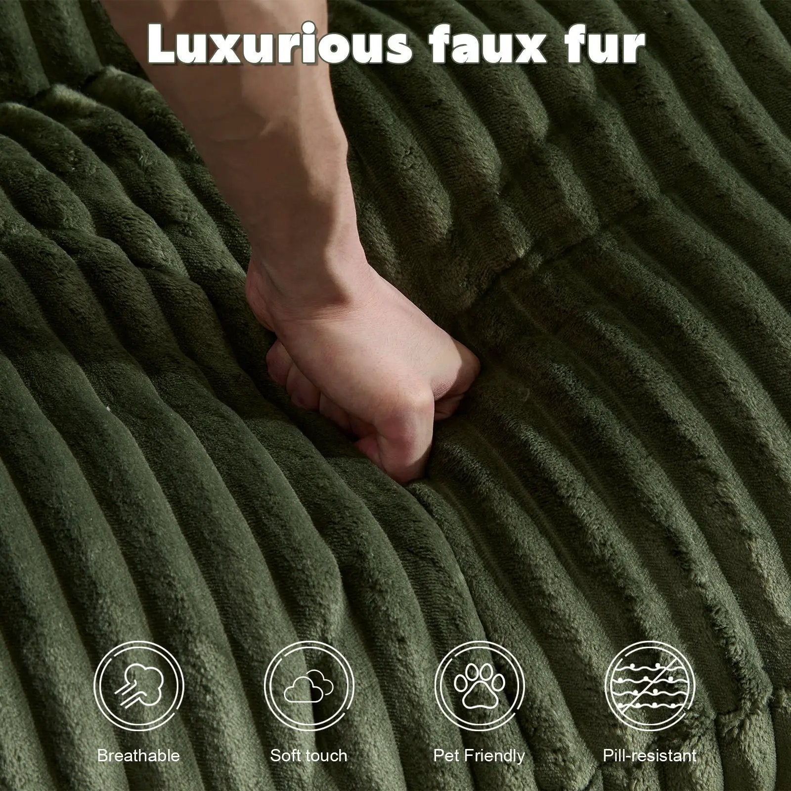 Double Chaise Lounge Chair, Oversized Upholstered Sleeper Cloud Couch by Unique Piece Furniture