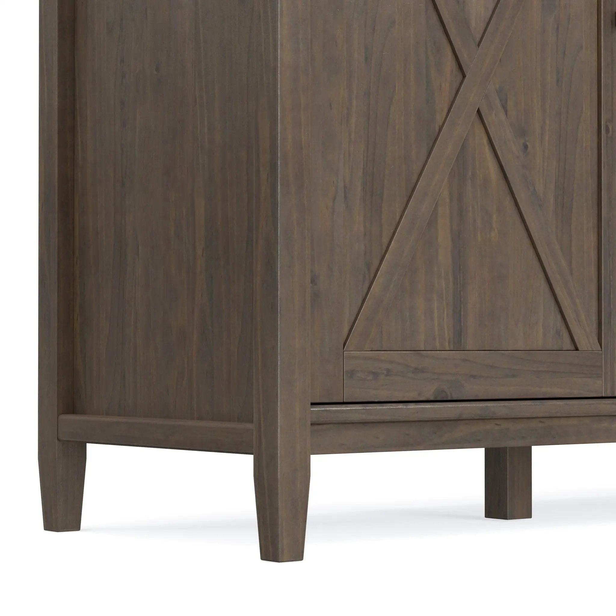 Ela - Wide Storage Cabinet - Smoky Brown by HouseOfZazla