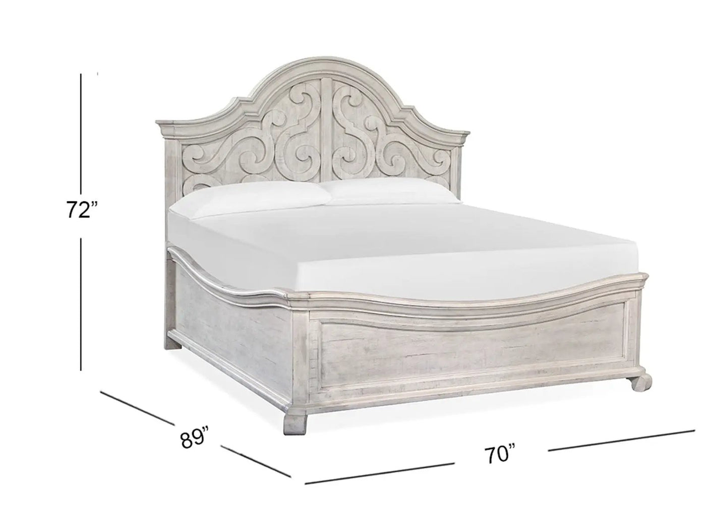Bronwyn - Shaped Panel Bed by Unique Piece Furniture