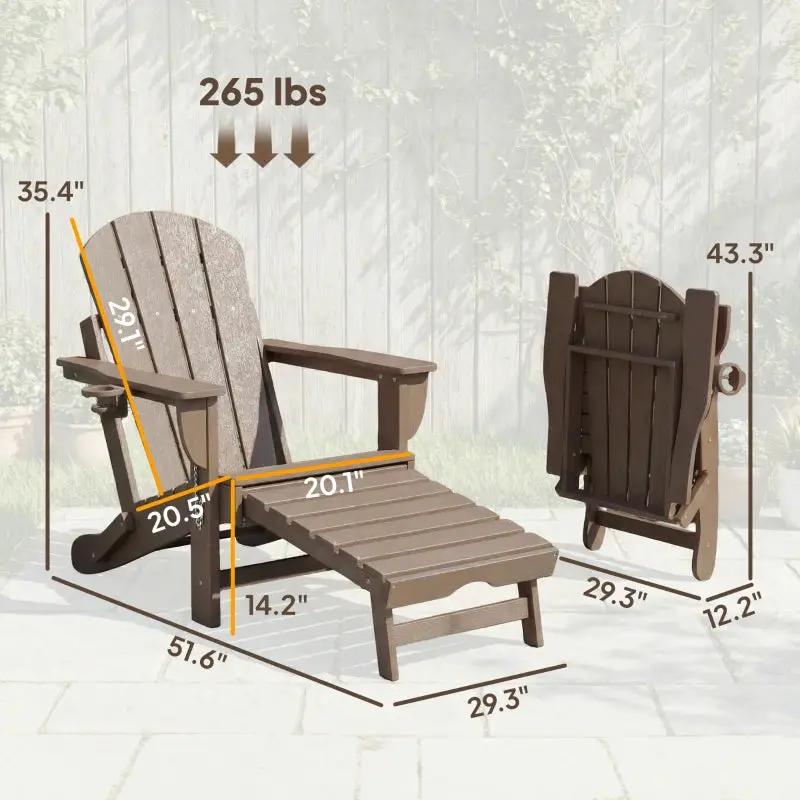 Stylish Folding Fire Pit Chair Set of 2 by HouseOfZazla
