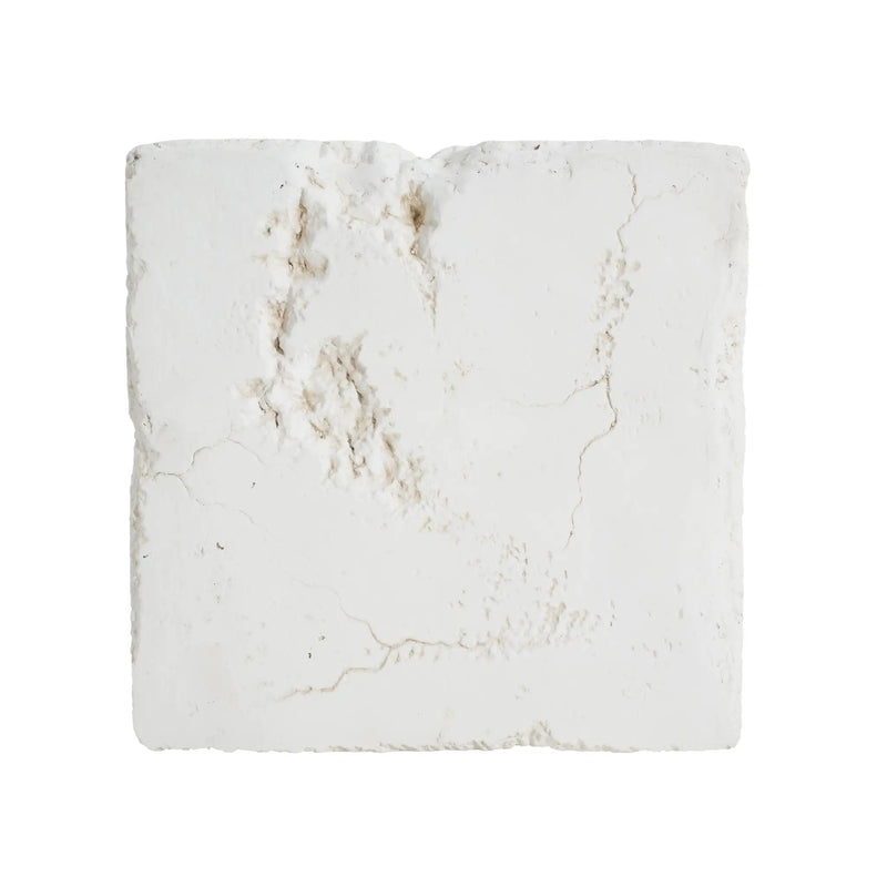 Talia Outdoor Patio Modern Artistry MGO Side Table, White by HouseOfZazla