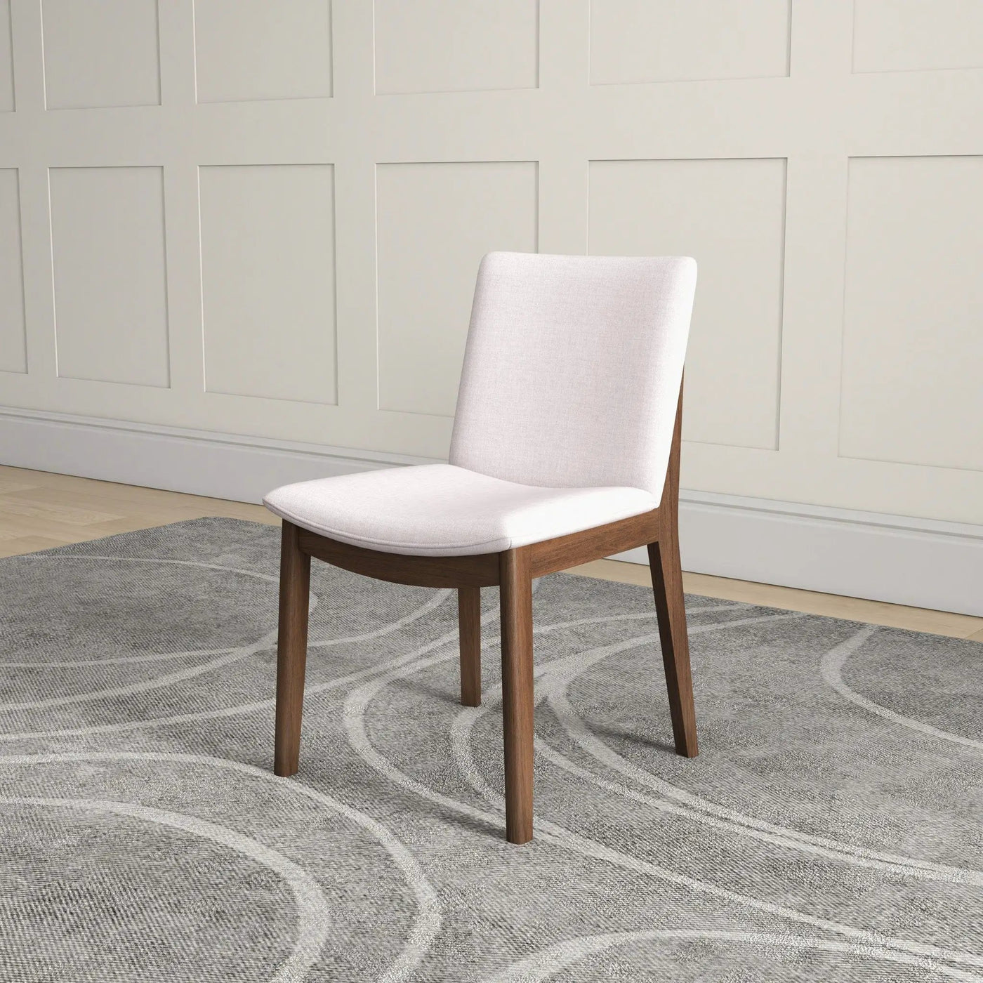 Laura - Mid-Century Modern Solid Wood Dining Chair (Set of 2) by HouseOfZazla