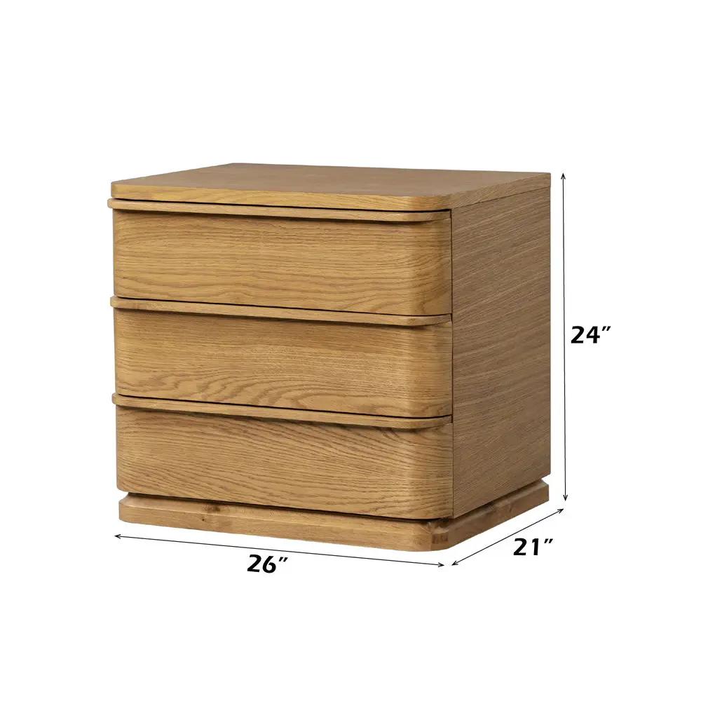 Zoey - Nightstand - Oak by Unique Piece Furniture