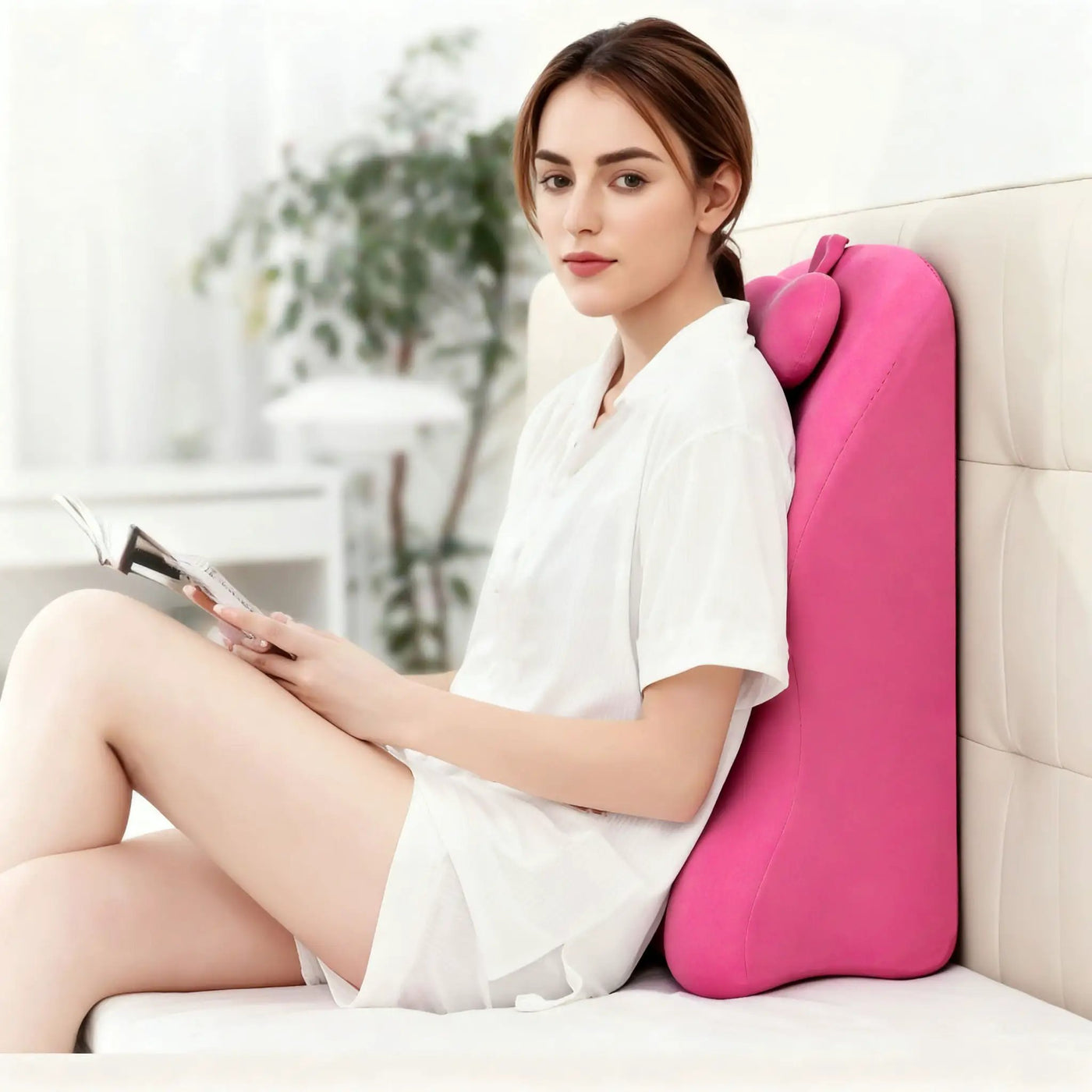 Ergonomic Spinal Posture Support Bed Pillow by Unique Piece Furniture