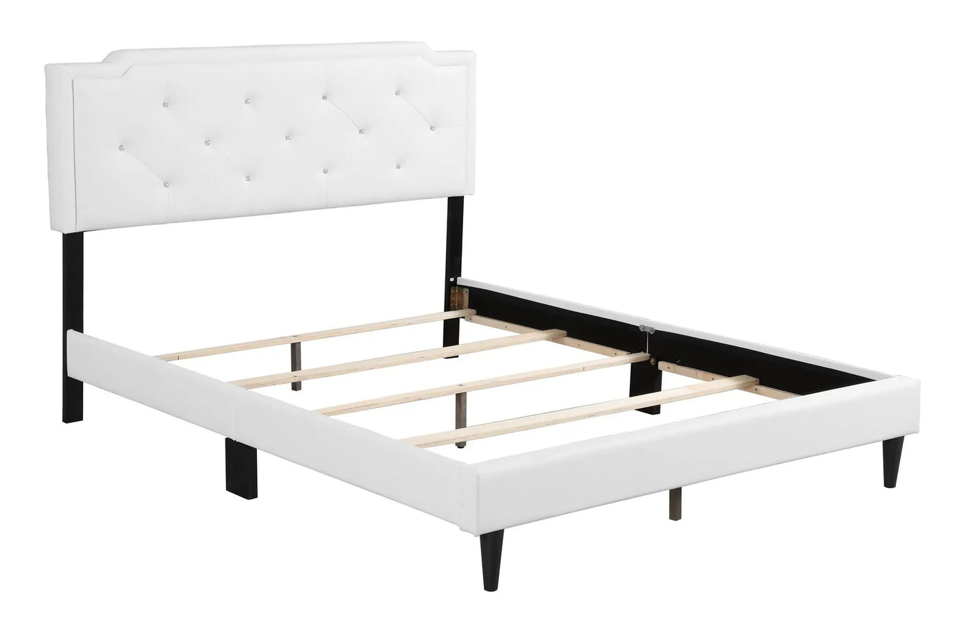 Button Tufted Bed Charming For Cozy Spaces by HouseOfZazla