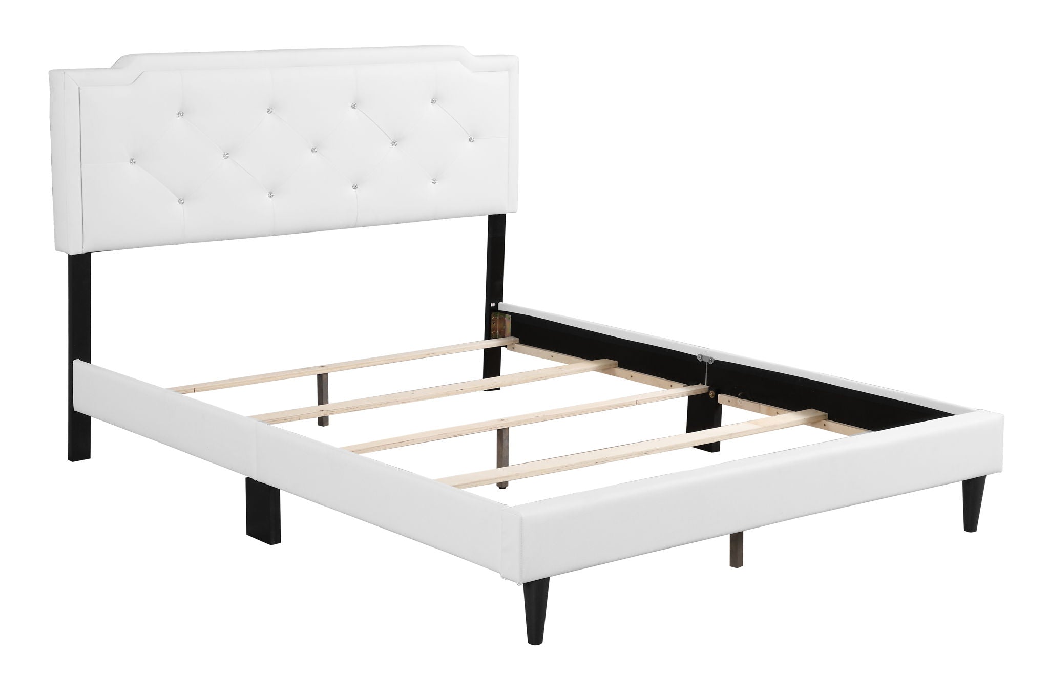 Button Tufted Bed Charming For Cozy Spaces by HouseOfZazla