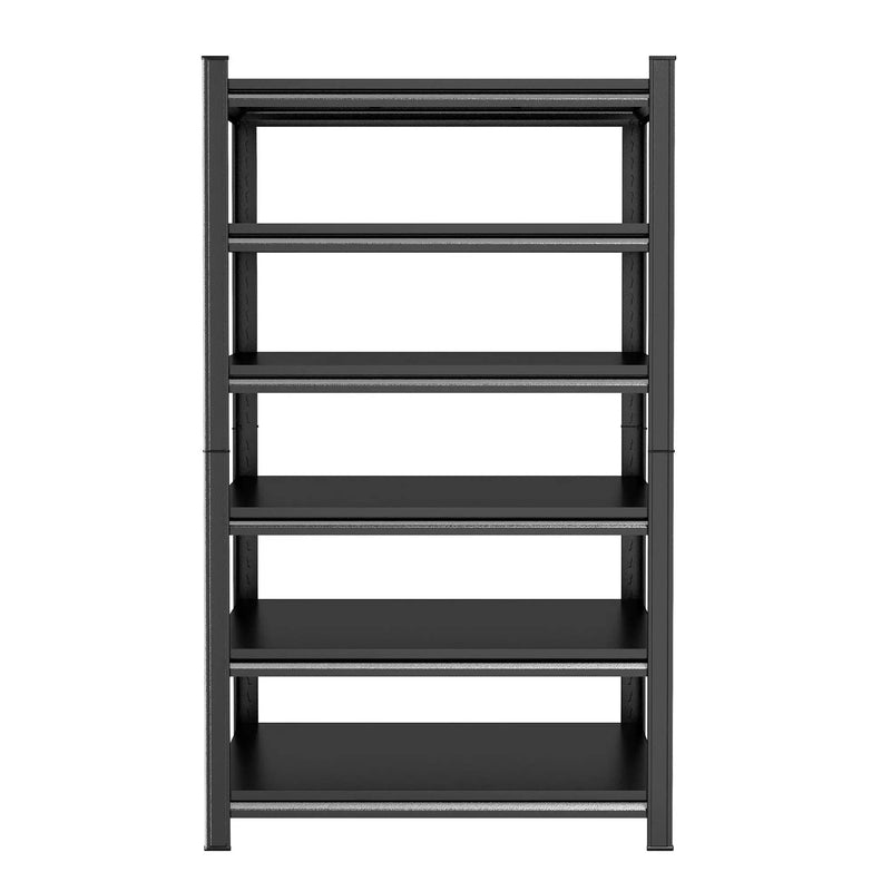 Garage Shelving Units 2400LBS Heavy Duty Storage Shelves Adjustable Metal Shelf 6 Tier - Black by HouseOfZazla
