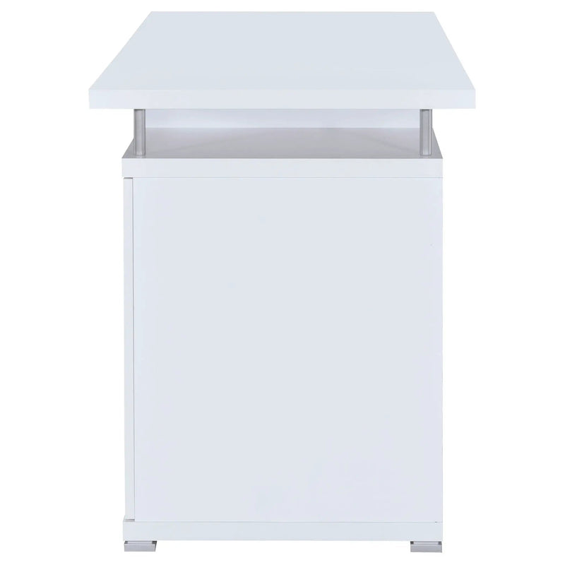 Tracy 55-inch 2-drawer Office Computer Desk White by Unique Piece Furniture