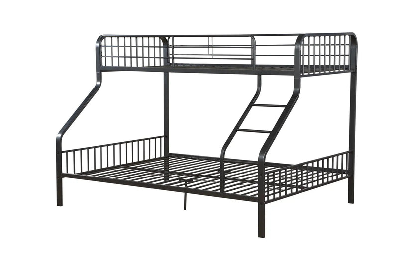 Caius - Twin Long Queen Bunk Bed - Gun by Unique Piece Furniture