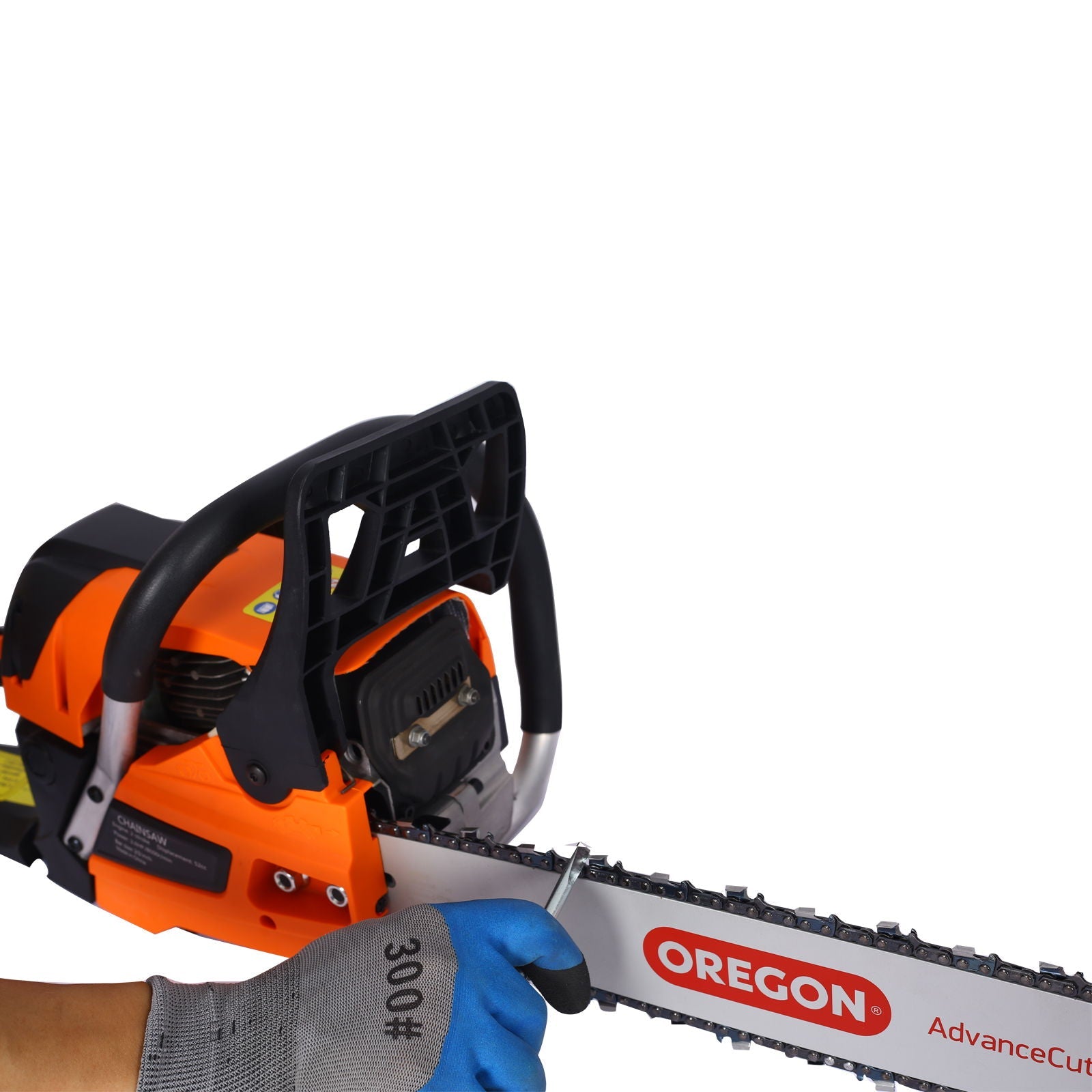Gasoline Chainsaw 20" 52Cc For Tree And Wood Cutting - Orange by HouseOfZazla