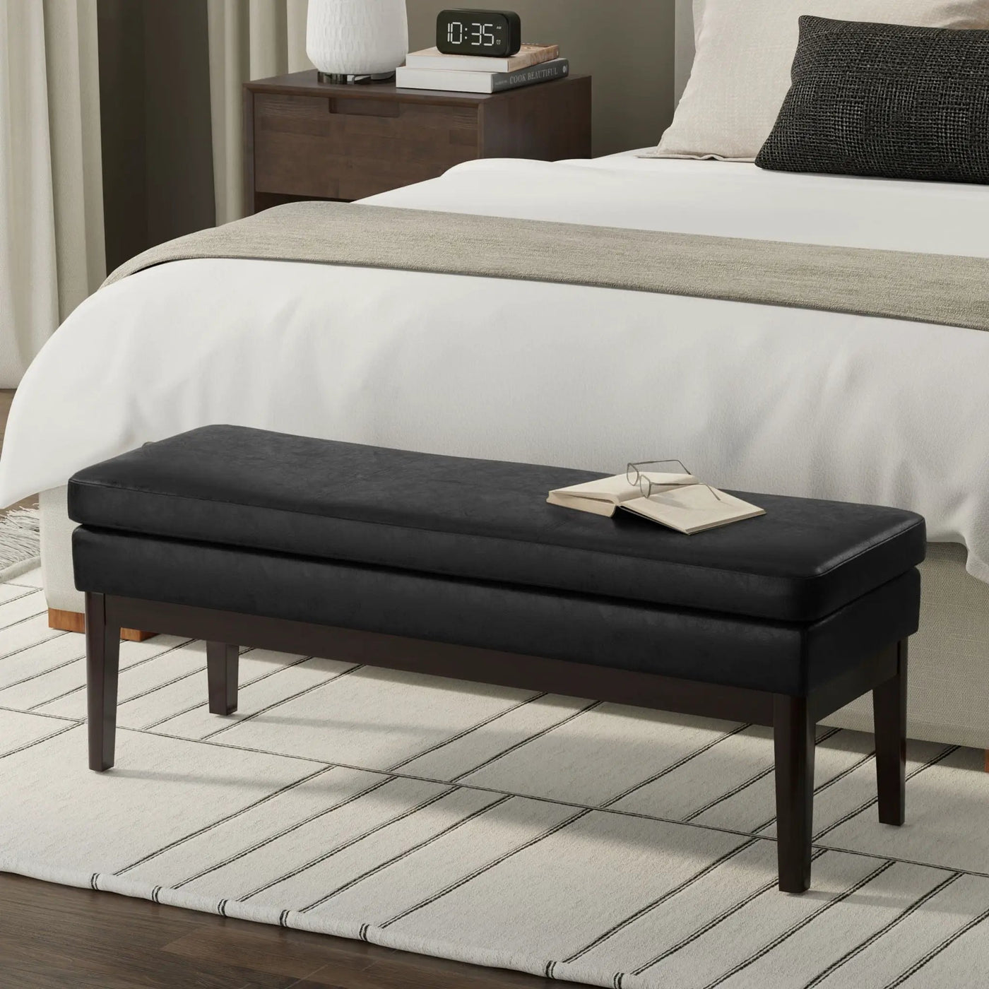 Carlson - Ottoman Bench, Mid Century Design by Unique Piece Furniture