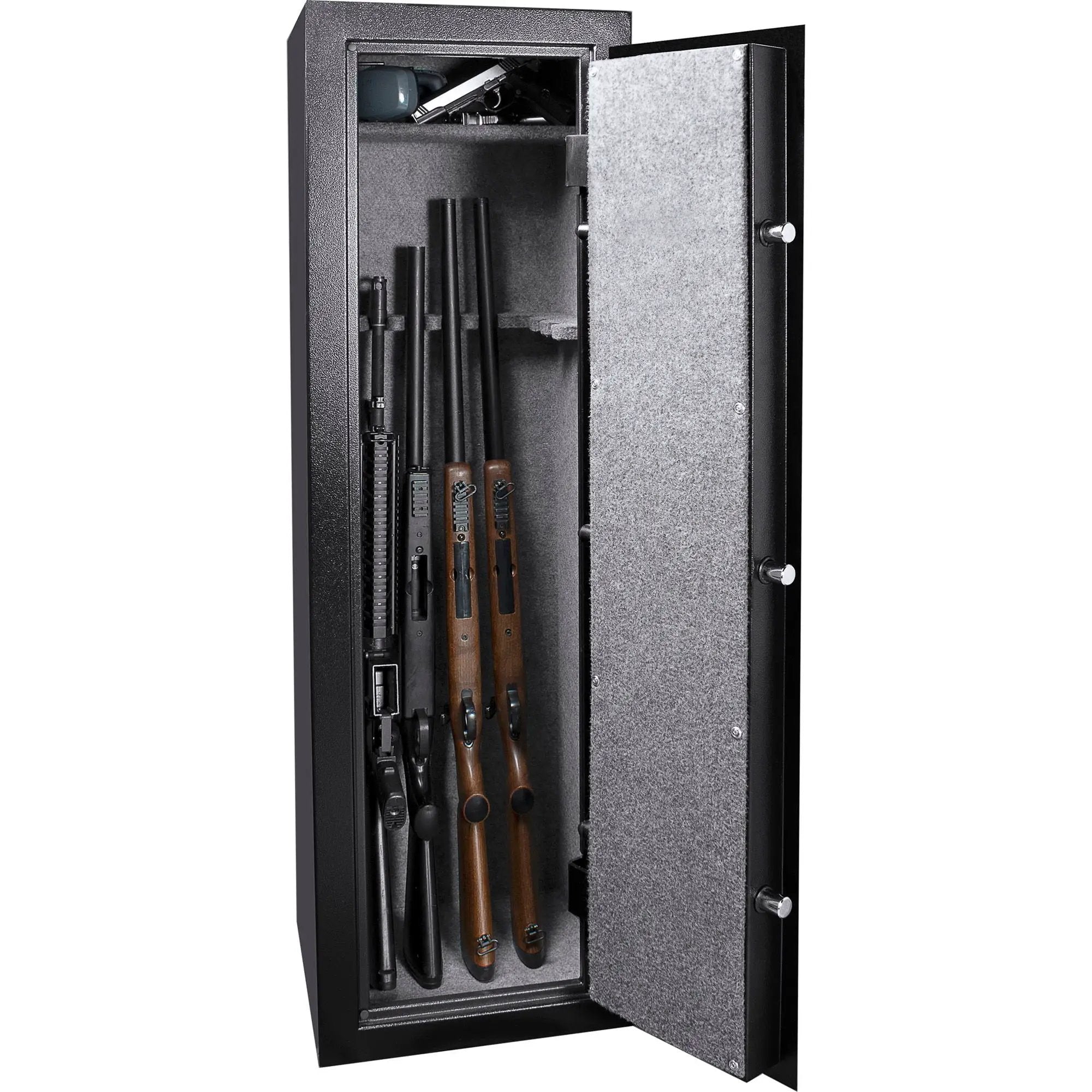 5.51 Cubic Ft Biometric Keypad Riflesafe - Black by HouseOfZazla