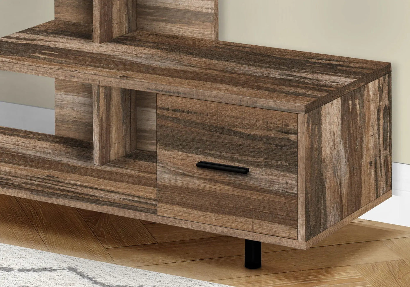 TV Stand, Console, Media Entertainment Center, Storage Drawer, Contemporary by HouseOfZazla