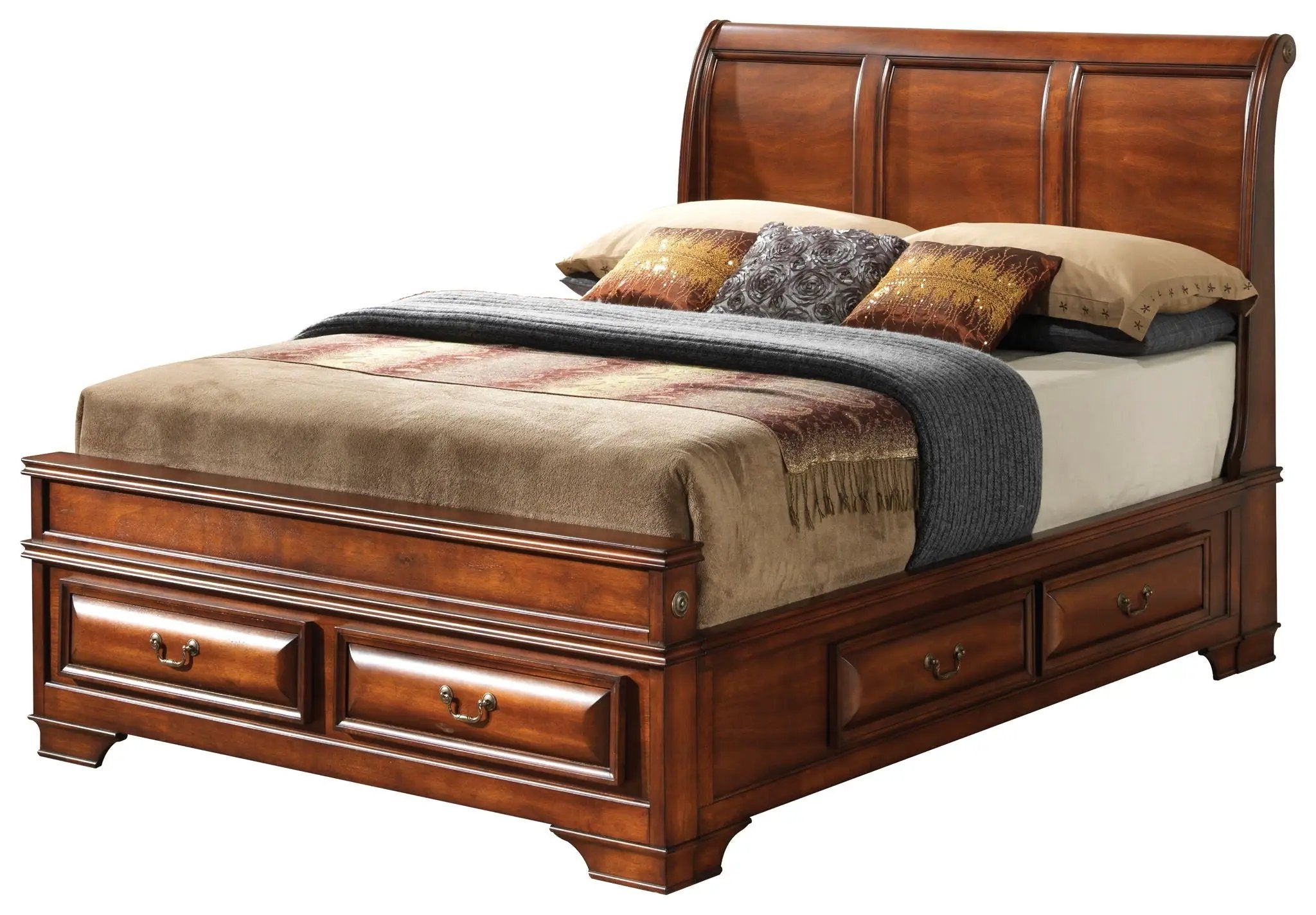 Dovetailed Drawers Storage Bed by HouseOfZazla