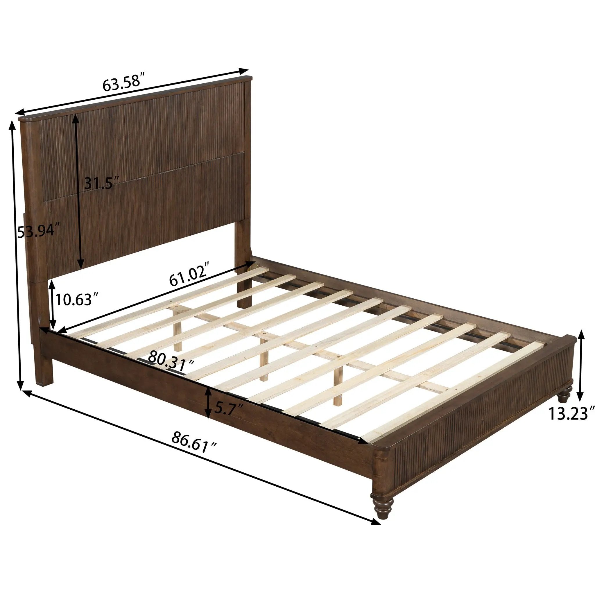 3 Piece Bedroom Set With Bed And 2 Nightstands by HouseOfZazla