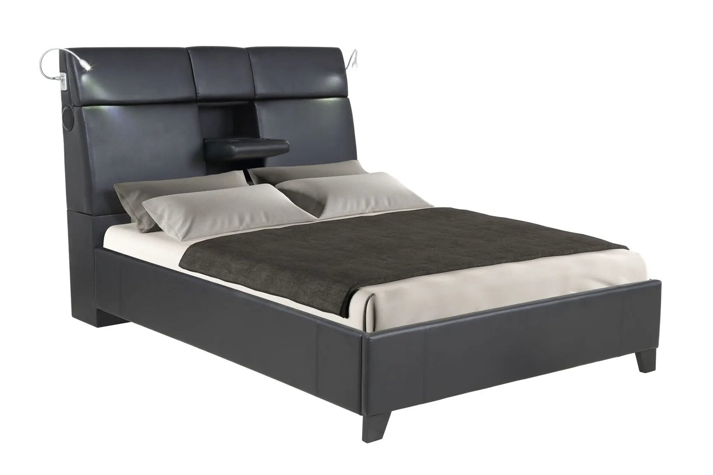 Music Bed Touch Lighting tooth Sound Beverage Tray by Unique Piece Furniture