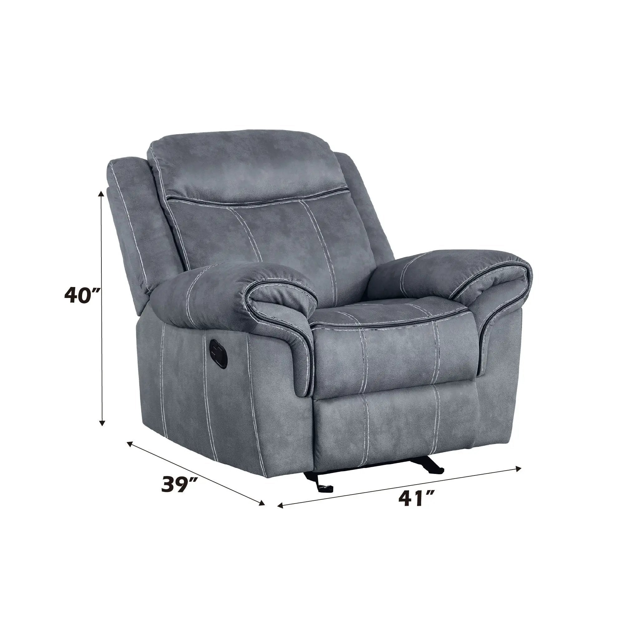 Zubaida - Two Tone Glider Recliner by HouseOfZazla