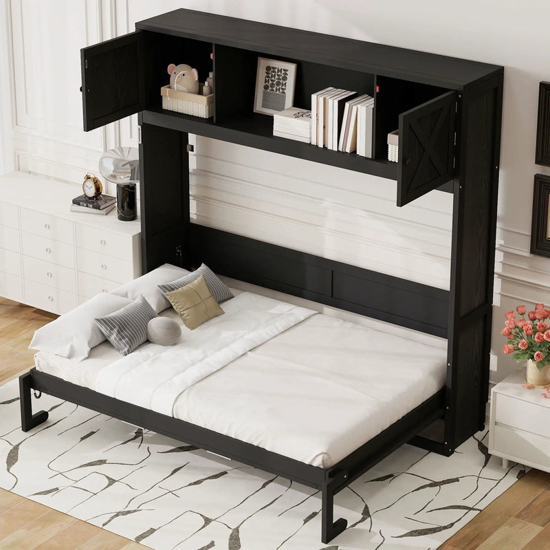 Murphy Bed With Storage Cabinets by HouseOfZazla