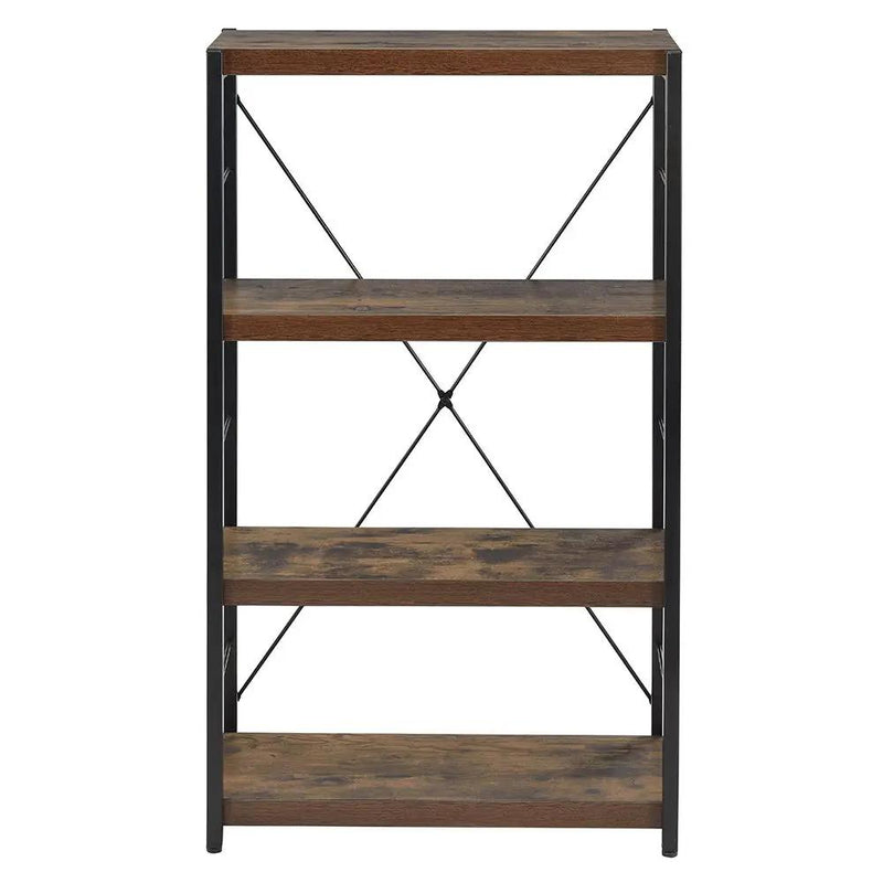Bob - Bookshelf - Weathered Oak & Black by Unique Piece Furniture