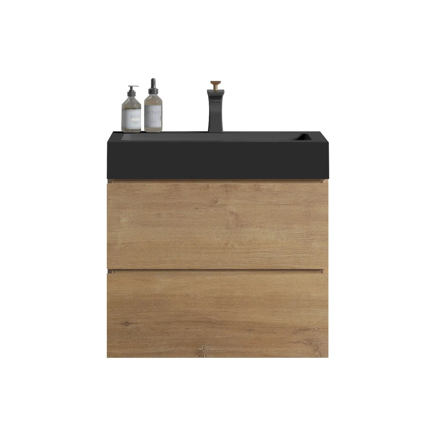 Alice Natural Oak Bathroom Vanity With Sink by HouseOfZazla