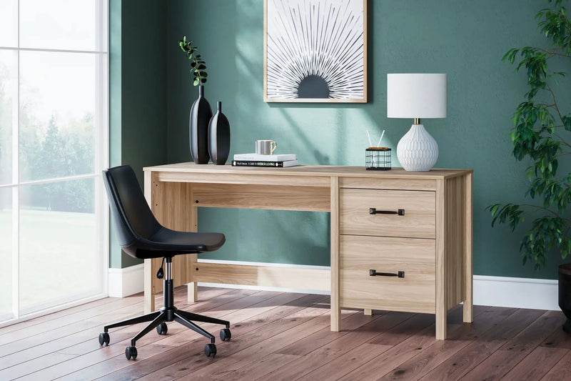 Battelle - Home Office Desk - Tan by Unique Piece Furniture