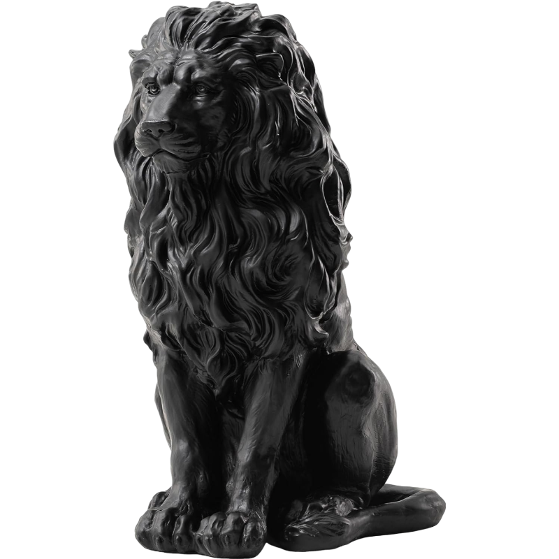20.5" Resin Outdoor Lion Statue by HouseOfZazla