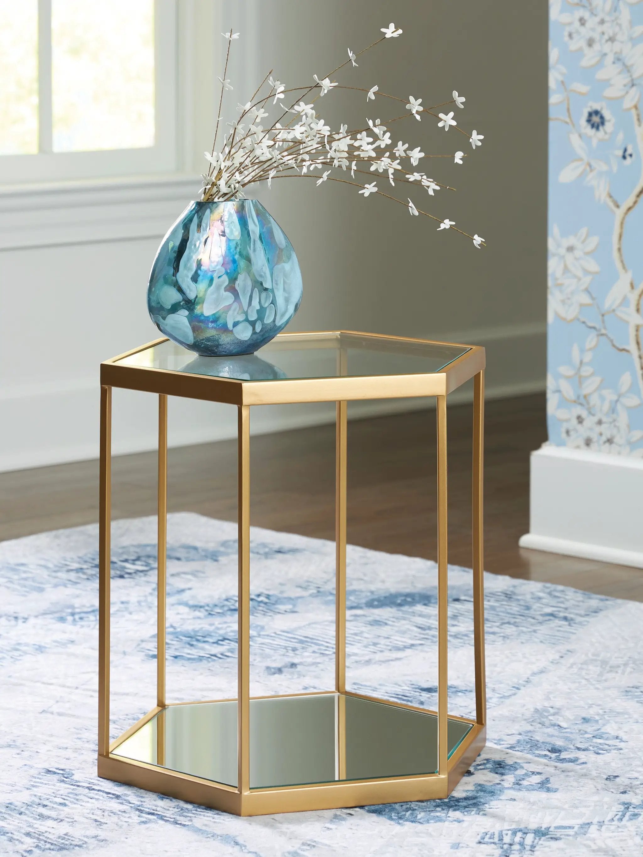 Veerwick - Accent Cocktail Table - Gold Finish by Unique Piece Furniture
