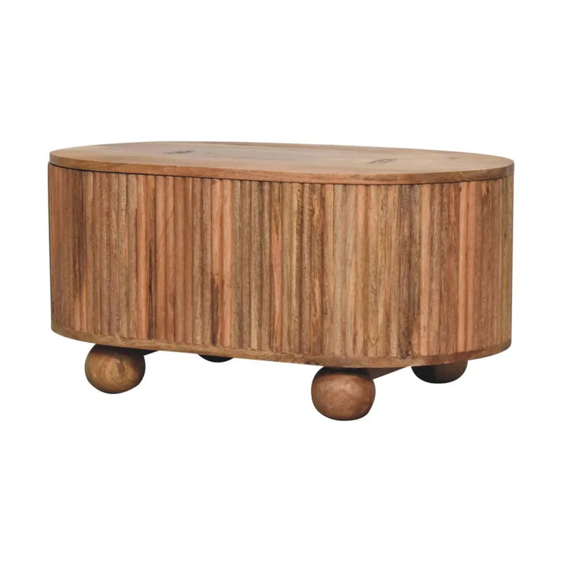Soba - Ball Lid Up Coffee Table - Oak by Unique Piece Furniture