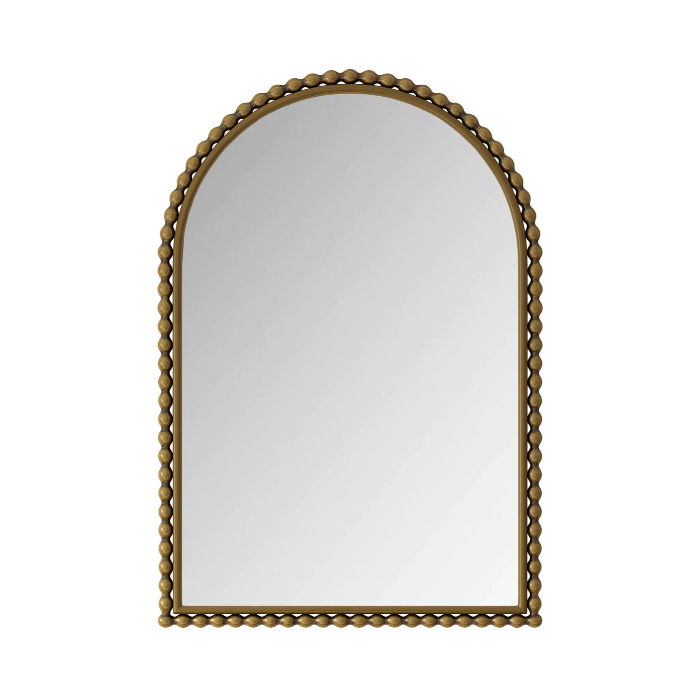 Vintage Iron Art Arch Mirror, Wall Hanging Or Table Display by HouseOfZazla