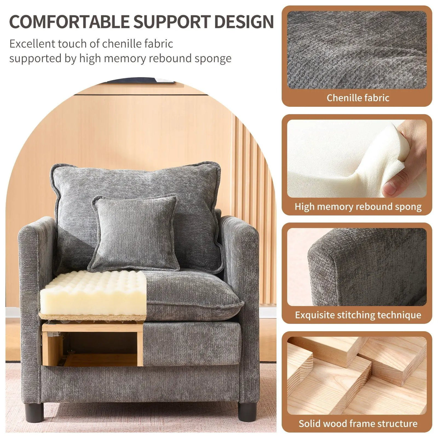 Modern Reading Armchair by HouseOfZazla