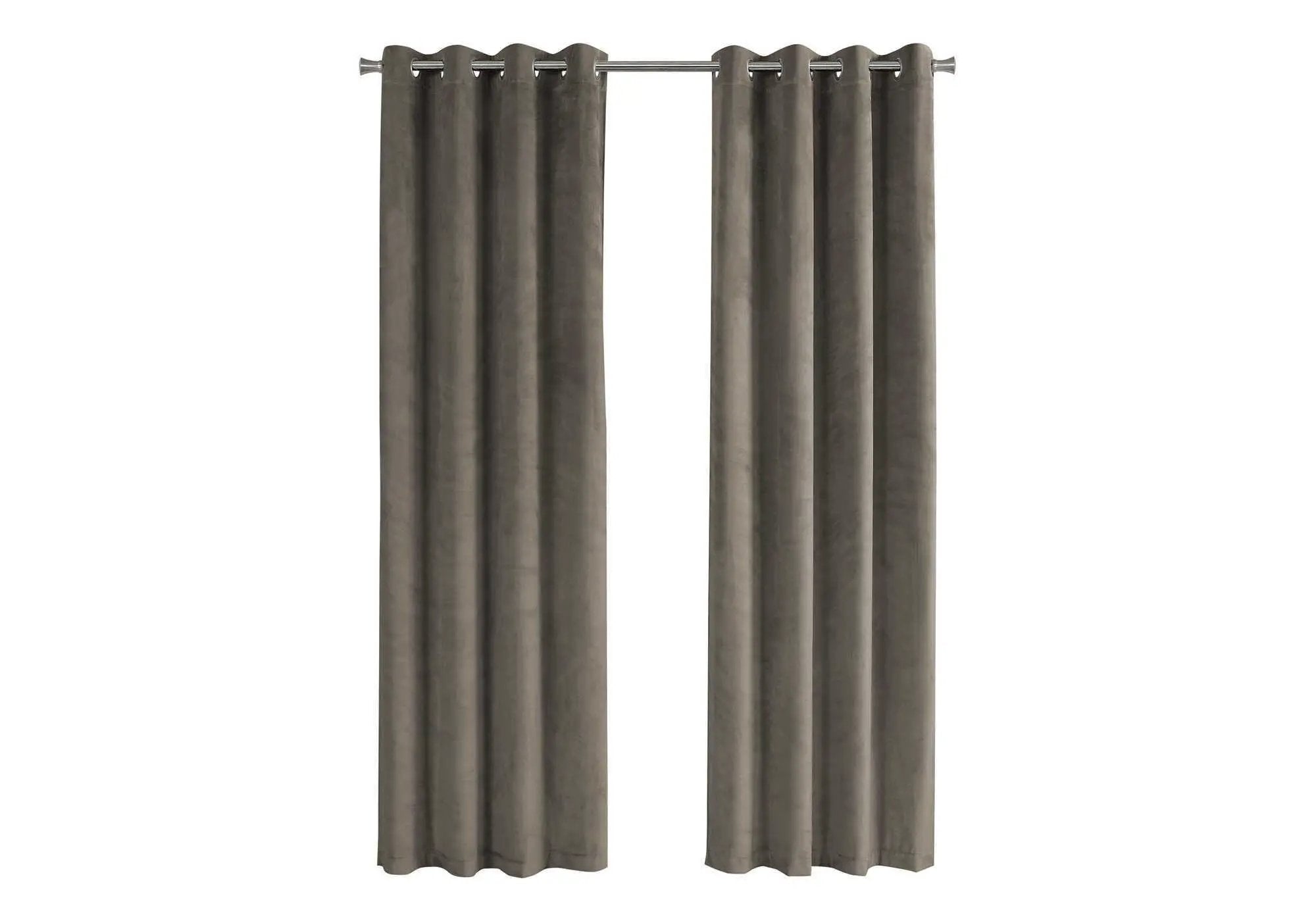 2 Pieces Set, Curtain Panel, Room Darkening, Grommet, Contemporary & Modern by Unique Piece Furniture