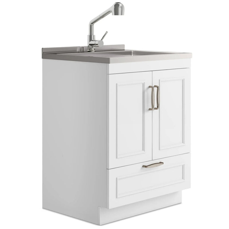 Cardinal - Laundry Cabinet With Faucet And Sink - White by Unique Piece Furniture