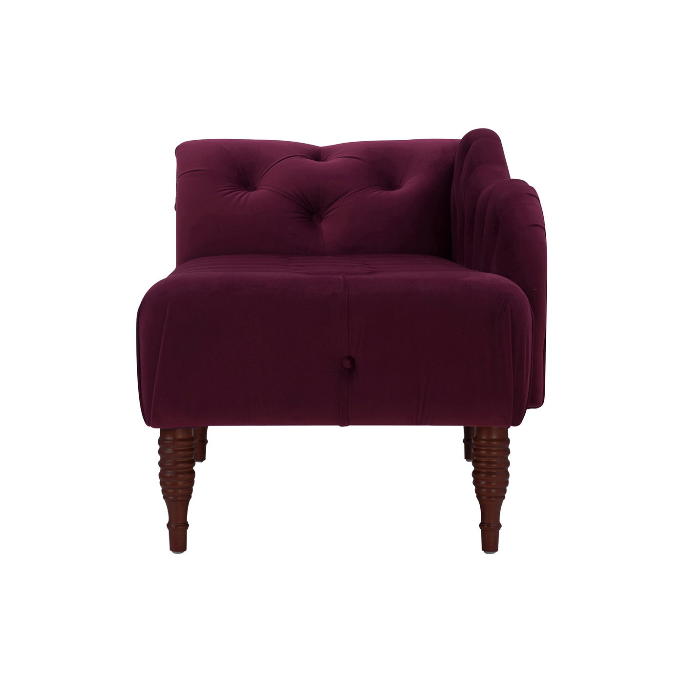 Samuel - Tufted Roll Arm Chaise Lounge by HouseOfZazla