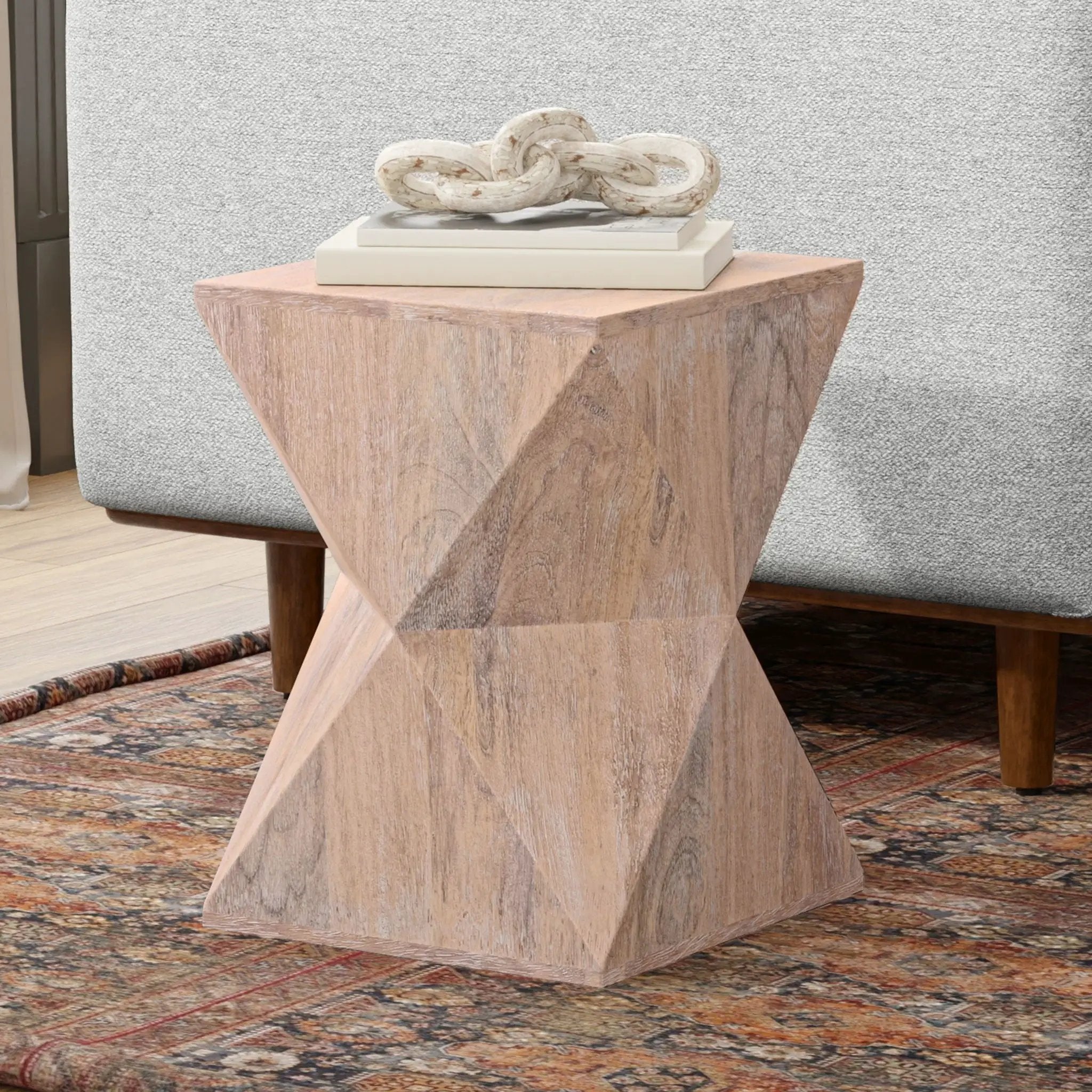 Sutton - Side Table - Natural by HouseOfZazla