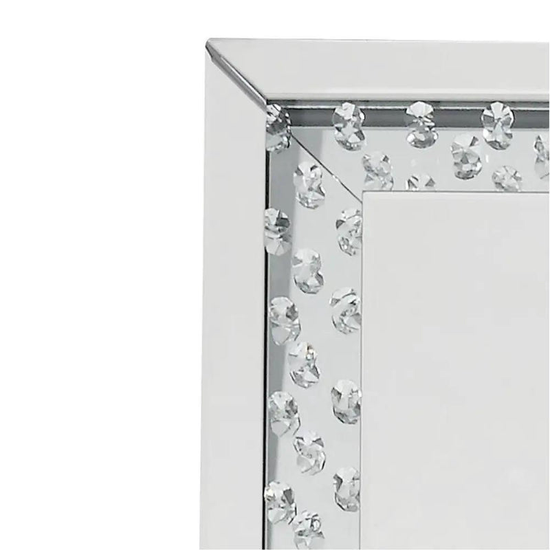 Nysa - Floor Mirror - Mirrored & Faux Crystals by Unique Piece Furniture