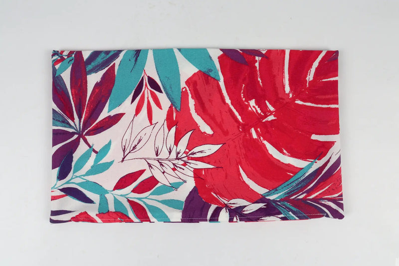 2 Pack Outdoor Lumbar Pillow Covers - Tropical Leaves by HouseOfZazla