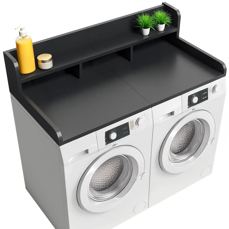 Washer Dryer Countertop with Non-slip Pads - Black by HouseOfZazla