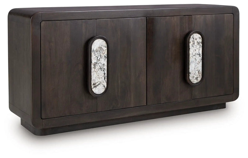 Elliston - Accent Cabinet - Espresso Brown by Unique Piece Furniture