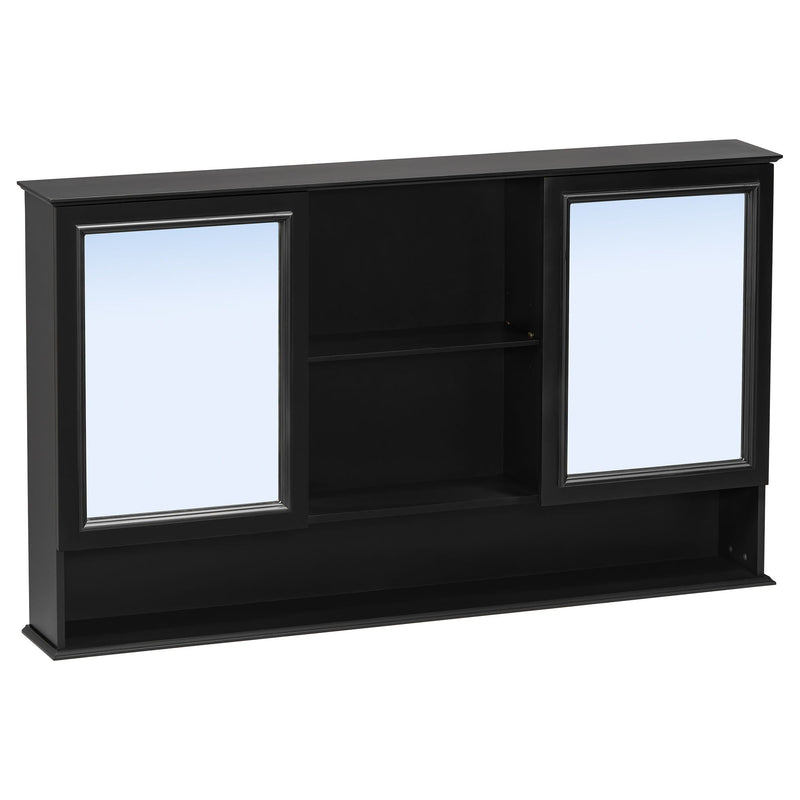 Wall Mounted Bathroom Medicine Cabinet With Double Mirrored Doors by HouseOfZazla